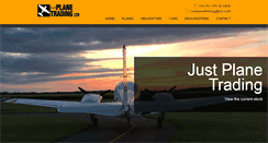 Desktop Screenshot of justplanetrading.com