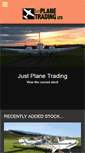 Mobile Screenshot of justplanetrading.com