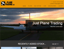 Tablet Screenshot of justplanetrading.com